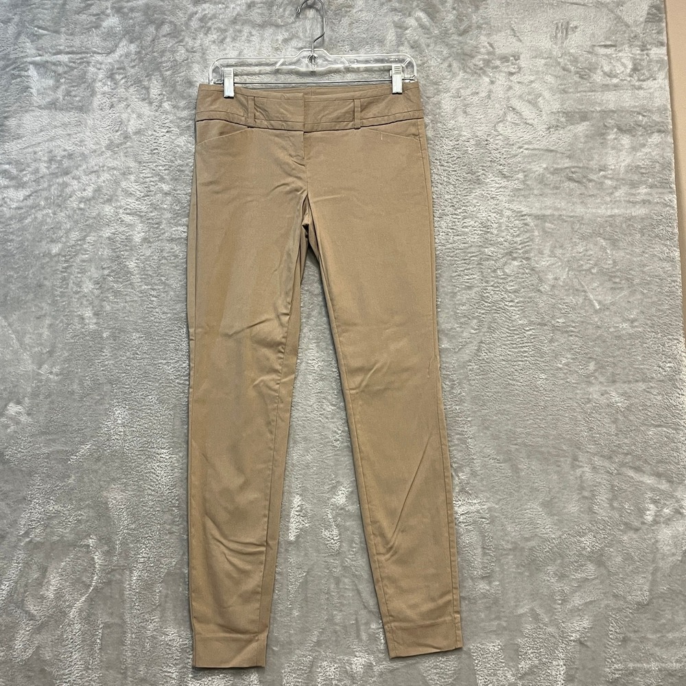 The Limited Exact Stretch Pants Womens 2 Tan Khaki‎ Skinny Dress Trousers